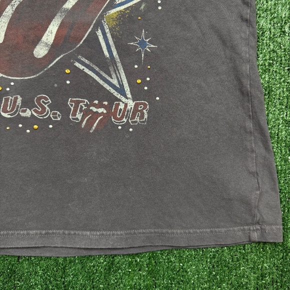 Rolling Stones x Lucky Brand Women's Size S Gray Crew Neck Short Sleeve Grunge - Picture 5 of 10